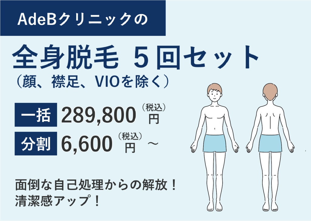 メンズ医療全身脱毛