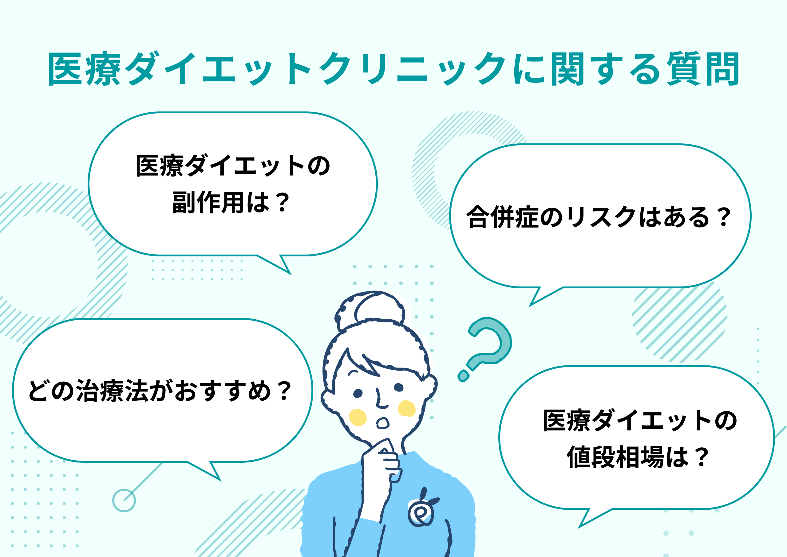医療ダイエットクリニックに関するよくある質問