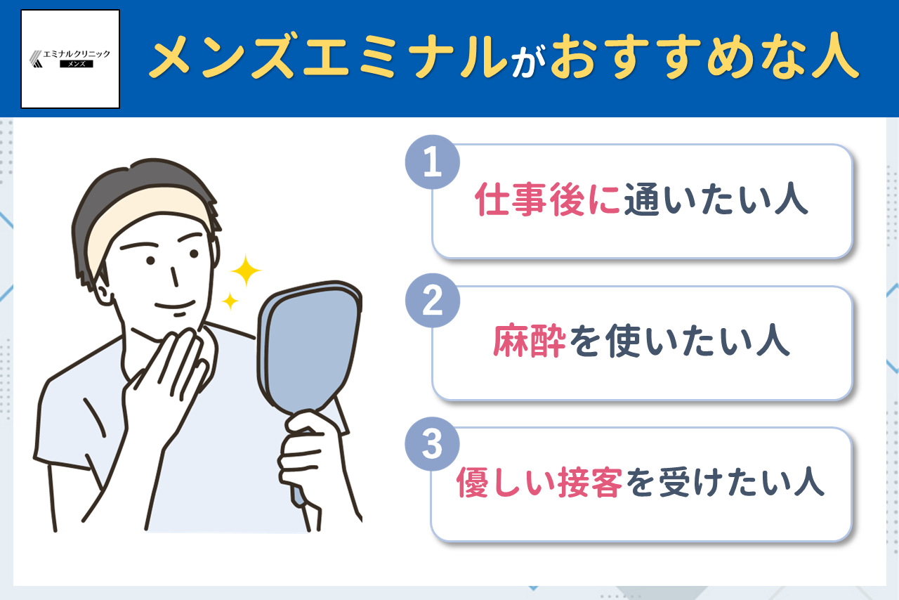 メンズエミナルがおすすめな人