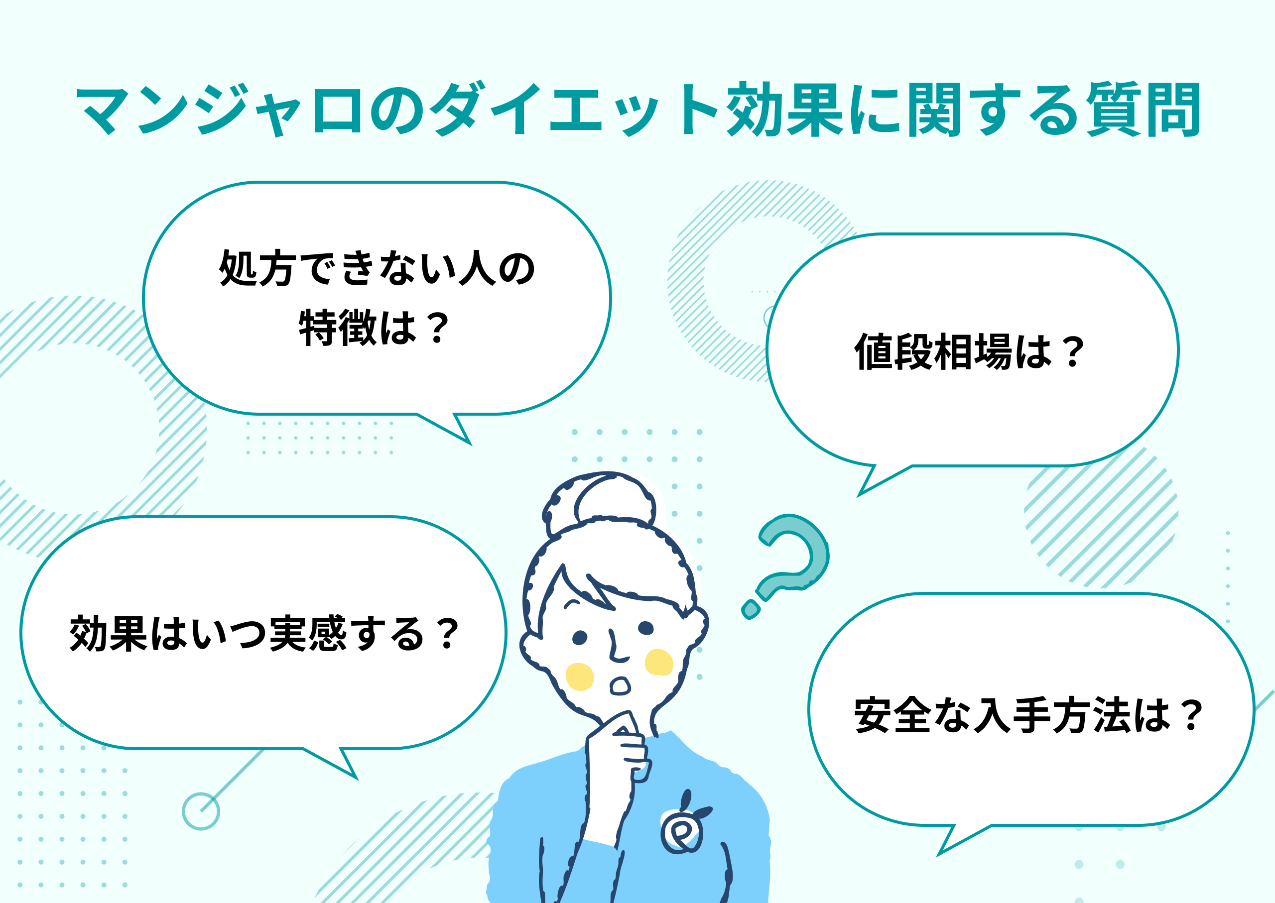 マンジャロのダイエット効果に関するよくある質問