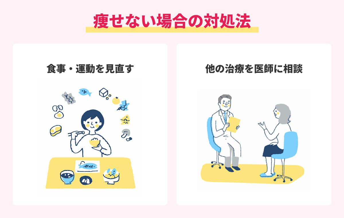 メトホルミンダイエットで痩せない場合の対処法